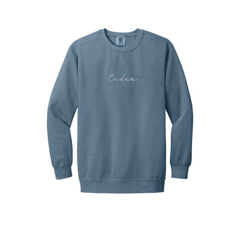 Tides Script Crewneck
