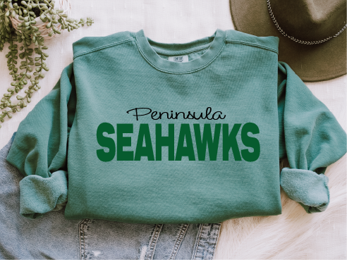 Floral Pattern Custom Text T-Shirt
