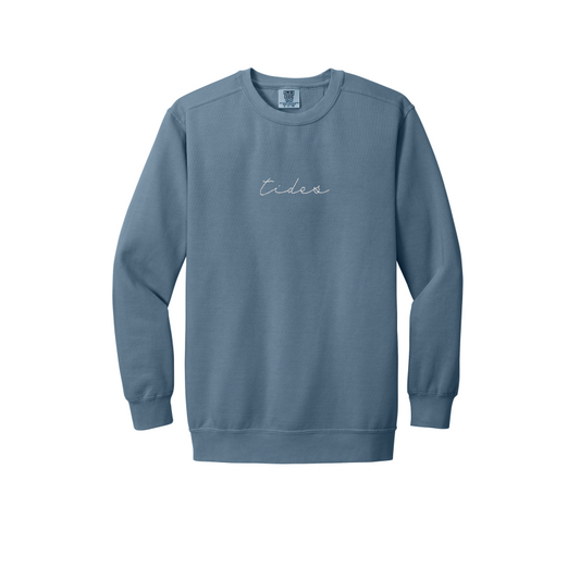 Tides Script Crewneck